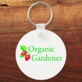 Bio Gardener - Erdbeeren Schlüsselanhänger (Vorderseite)