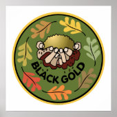 Bio Gartenarbeit - Compost Poster (Vorne)