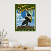 Bio Gartenarbeit Poster (Küche)