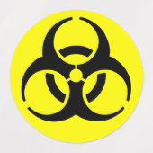 Bio-Gefahrensymbole Etiketten (Design 2)