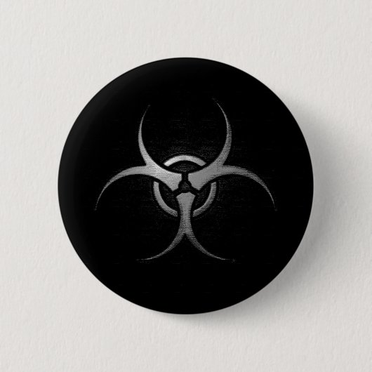 BIO-GEFAHRNknopf Button (Vorderseite)