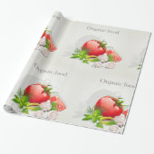 Bio Gemüse Geschenkpapier (Ungerollt)