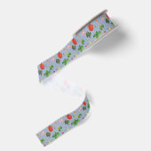 Bio Gemüse mit Wasserfarbe Ripsband (Rückseite)