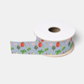 Bio Gemüse mit Wasserfarbe Ripsband (Spule)
