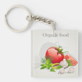 Bio Gemüse Schlüsselanhänger (Vorderseite)