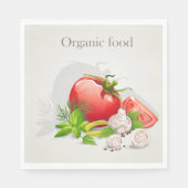 Bio Gemüse Serviette (Vorderseite)