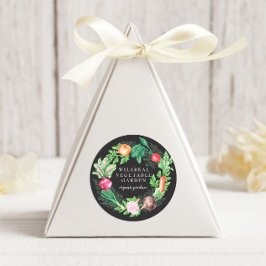 Bio Gemüsebauernhof Runder Aufkleber