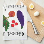 Bio Gemüseteetuch Geschirrtuch (Viertel Falte)