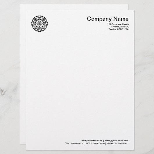 Bio Geometrie 013 Briefkopf (Vorne/Hinten)