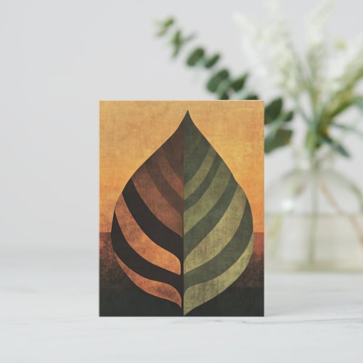 Bio Geometrie #120 Postkarte (Stehend Vorderseite)