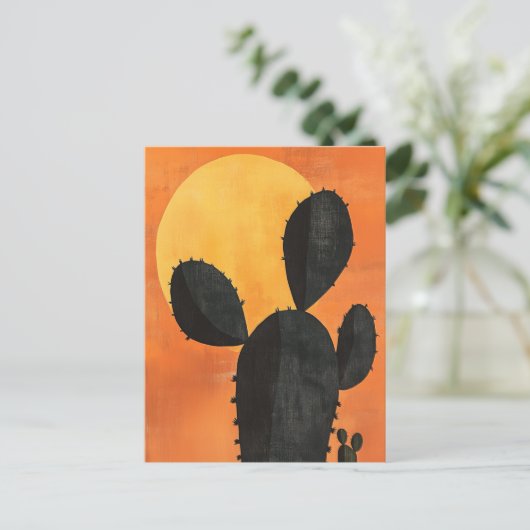 Bio Geometrie #127 Postkarte (Stehend Vorderseite)