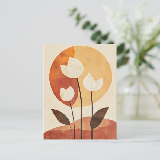 Bio Geometrie #128 Postkarte (Stehend Vorderseite)