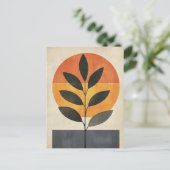 Bio Geometrie #129 Postkarte (Stehend Vorderseite)