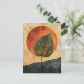 Bio Geometrie #134 Postkarte (Stehend Vorderseite)