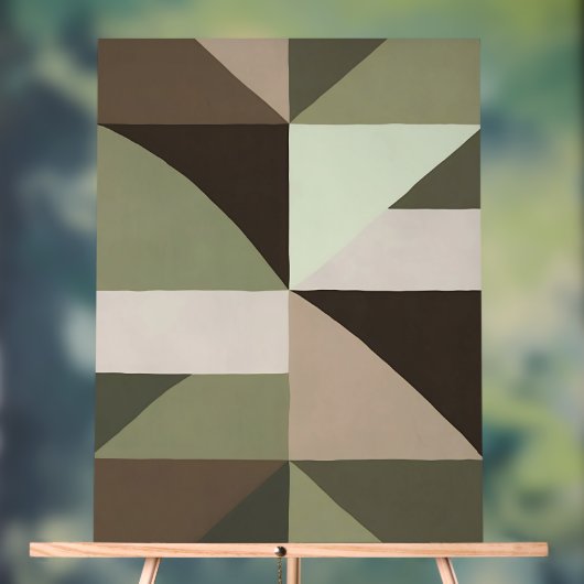 Bio Geometrie der Acrylzeichen Acrylschild (Neutral)