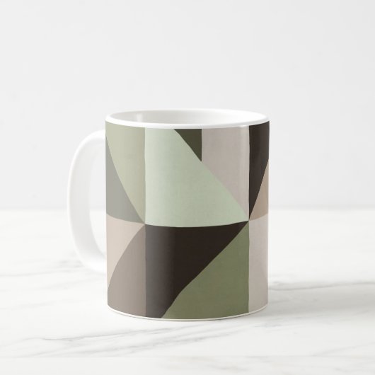 Bio Geometrie-Tasse Kaffeetasse (Vorderseite Links)