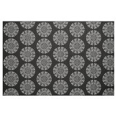Bio Geometrie - Weiß auf Schwarz Stoff (Fat Quarter (45,7 x 55,9 cm))