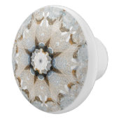 Bio geometrischer neutraler grafischer keramikknauf (Rechts)