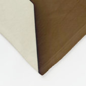 Bio geometrisches Monogramm Fleecedecke (Ecke)
