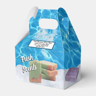 Bio Geschenkboxen von Badeseifen für Kunden Geschenkschachtel