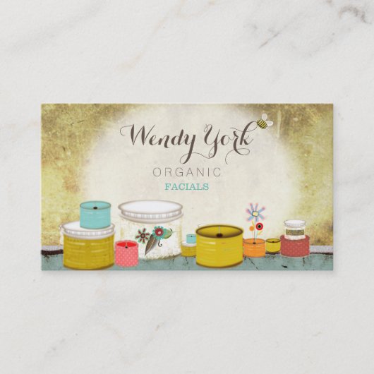 Bio Gesichtszüge Terminkarte (Vorderseite)