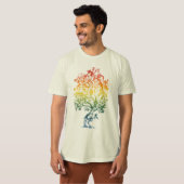 Bio Gewehr-Baum Bild-T-Shirt T-Shirt (Vorne ganz)
