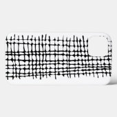 Bio Gitter-Muster Abstrakt Art Case-Mate iPhone Hülle (Rückseite (Horizontal))