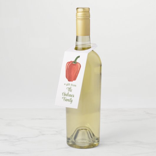 Bio Glockenpfeifer Flaschenanhänger (Angewinkelt)