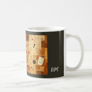 Bio Gradienten in Beige und Braun Kaffeemaschine T Kaffeetasse