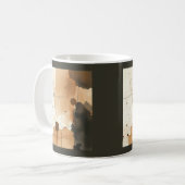 Bio Gradienten in Beige und Braun Kaffeetasse (Vorderseite Links)