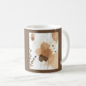 Bio Gradienten in Beige und Braun Kaffeetasse (VorderseiteRechts)