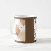 Bio Gradienten in Beige und Braun Kaffeetasse (Vorderseite Links)