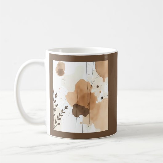 Bio Gradienten in Beige und Braun Kaffeetasse (Links)