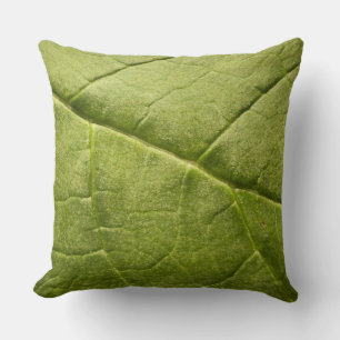 Bio Green Rhubarb Leaf Kissen