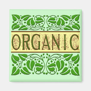 Bio Green Slogan Magnet