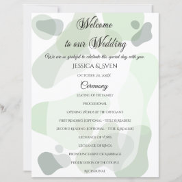 Bio Greenery Geometric Abstrakt Wedding
