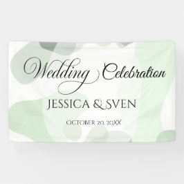 Bio Greenery Geometric Abstrakt Wedding Banner
