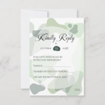 Bio Greenery Geometric Abstrakt Wedding