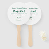 Bio grüne Karosserie-Butterschmalz Fächer (Vorne und Hinten)