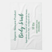 Bio grüne Karosserie-Butterschmalz Geschirrtuch (Vertikal)