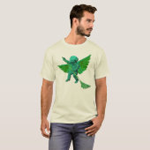 Bio Grüner Engel-T - Shirt (Vorne ganz)