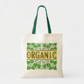 Bio grünes Slogan Tote Bag Tragetasche (Vorne)