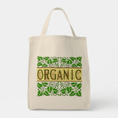 Bio grünes Slogan Tote Bag Tragetasche (Rückseite)