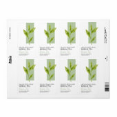 Bio Grünes Tee-Tee-Label (Vorne)