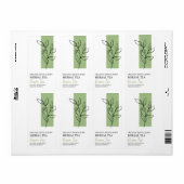 Bio Grünes Tee-Tee-Label (Vorne)