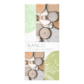 Bio Grüntöne Creative Marketing Rack Card Werbekarte (Vorne)