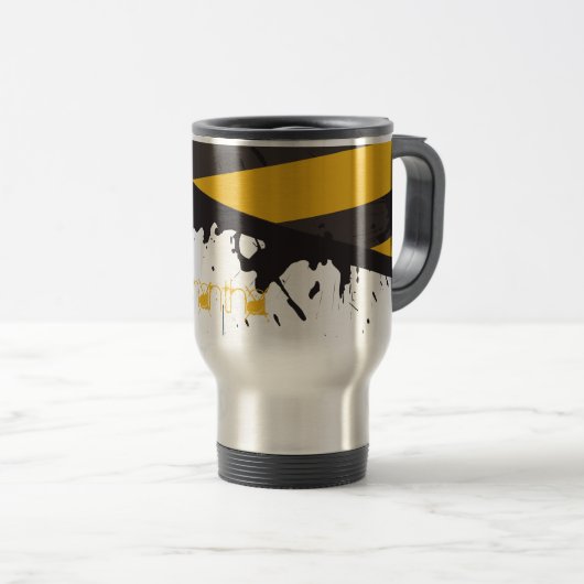 Bio Hazard 15 oz. Reisebusch Reisebecher (VorderseiteRechts)