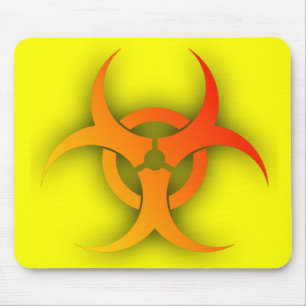 Bio Hazard Funny Mousepad Spaß