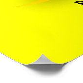 Bio Hazard Funny Print Poster Spaß (Ecke)