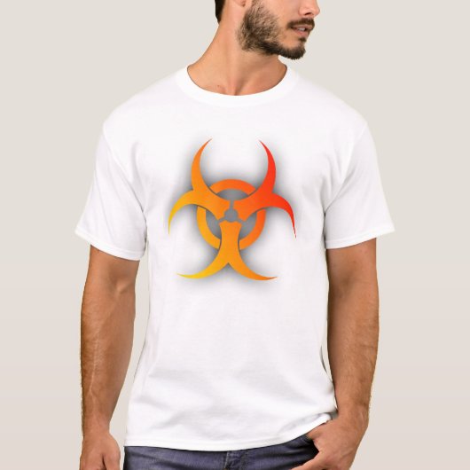 Bio Hazard Funny Shirt Spaß (Vorderseite)